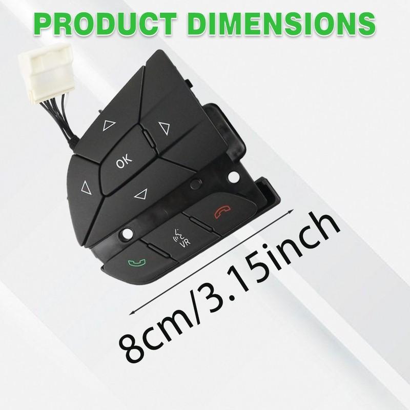 For Dodge Durango Jeep Grand Cherokee 2014- Car Steering Wheel Multimedia Function Switch Button 68378431AB