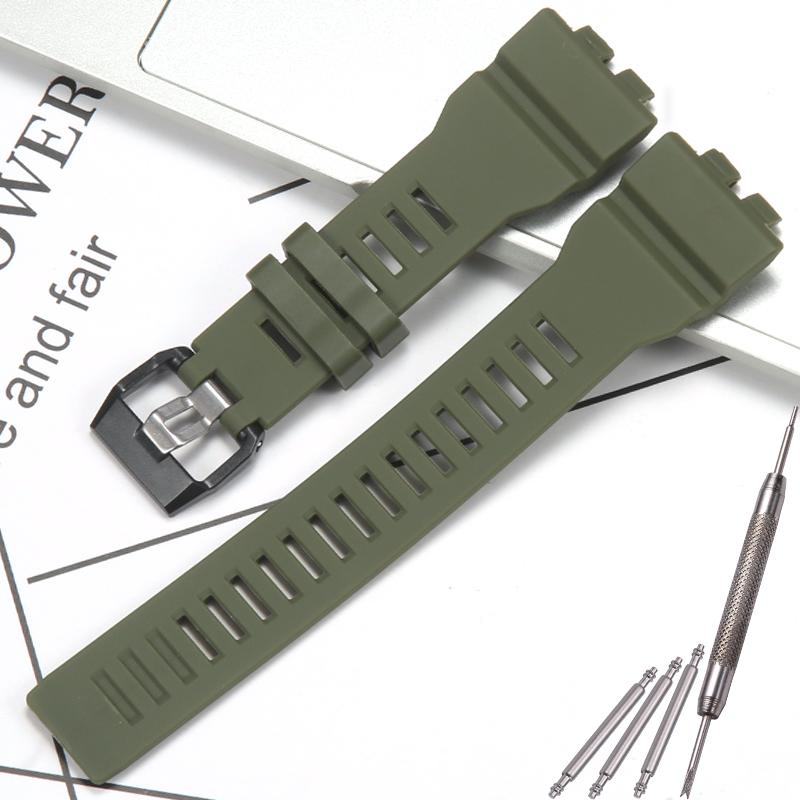 GBA800 GBD800 Watch Strap Suitable for Casio GBA800 GBD800 Mens Resin Strap Waterproof Bracelet Watch Accessories