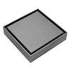 Badezimmer 100x100MM Breite Silber vernickelt Sonderfarbe Duschrinne für Zuhause