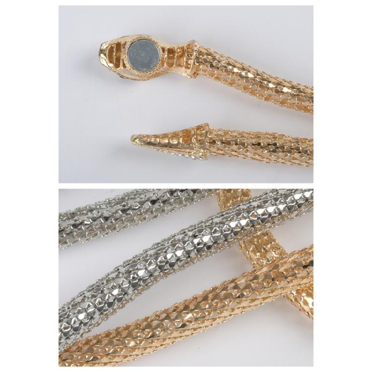 Halloween Waist Chain Shimmering Snake Chain Belt Body Chain Women Waist Jewellery Punk Chain Belt Evening Party Chain