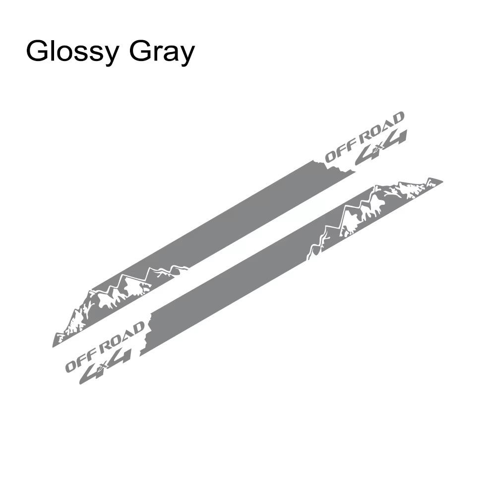 Car Mountain Styling Stickers Pickup Door Side Decals Truck Graphics 4X4 Off Road Custom Vinyl Decor Cover Auto Accessories