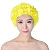 3D Flower Swim Pool Hat Breathable Bathing Cap Soft Long Hair Swimming Bath Cap Ear Protection Comfortable Pool Accesories