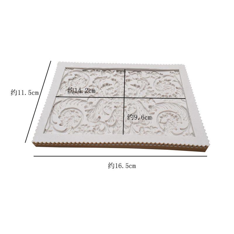 

European Totem Shape Fondant Cake Border Silicone Mold Gumpaste Sugarcraft Chocolate Mould Cake Edge Decorating Tools