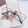 Sven Gold Wire Glasses Men'S Face Small Metal Thin Frame Color-Changing Flat Glasses High Value Myopia Glasses Frame