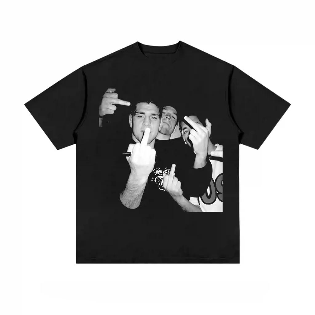 New Retro Trend Portrait Classic Ufc Star Print Women‘s Men's T-shirt Oversized Cotton Fashion Y2K Top Summer Short Sleeve Clothing Tee