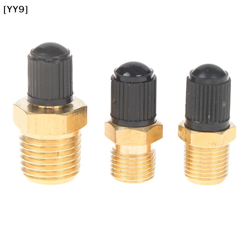 1 ud. Válvula de Neumático de Cobre Puro Válvula Hexagonal, Válvula de Inflado de Neumático 1/4" 1/8" NPT para Coche Bicicleta[YY9]