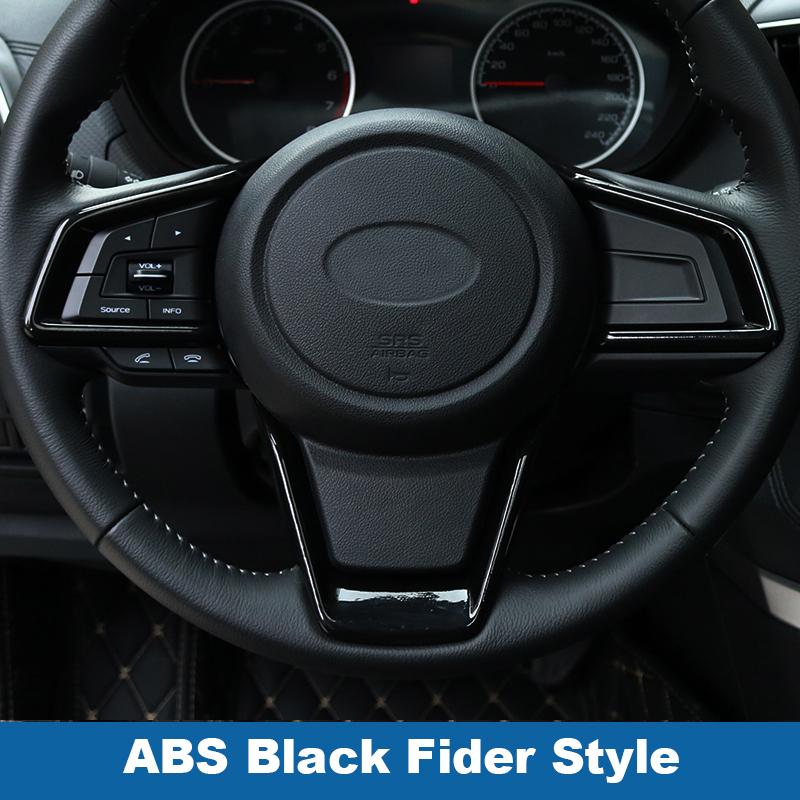Carbon Fiber Style Steering Wheel Cover For Subaru Outback XV Impreza Leagacy 2018-24 For Forester 2019 2020 2021 2022 2025 2024