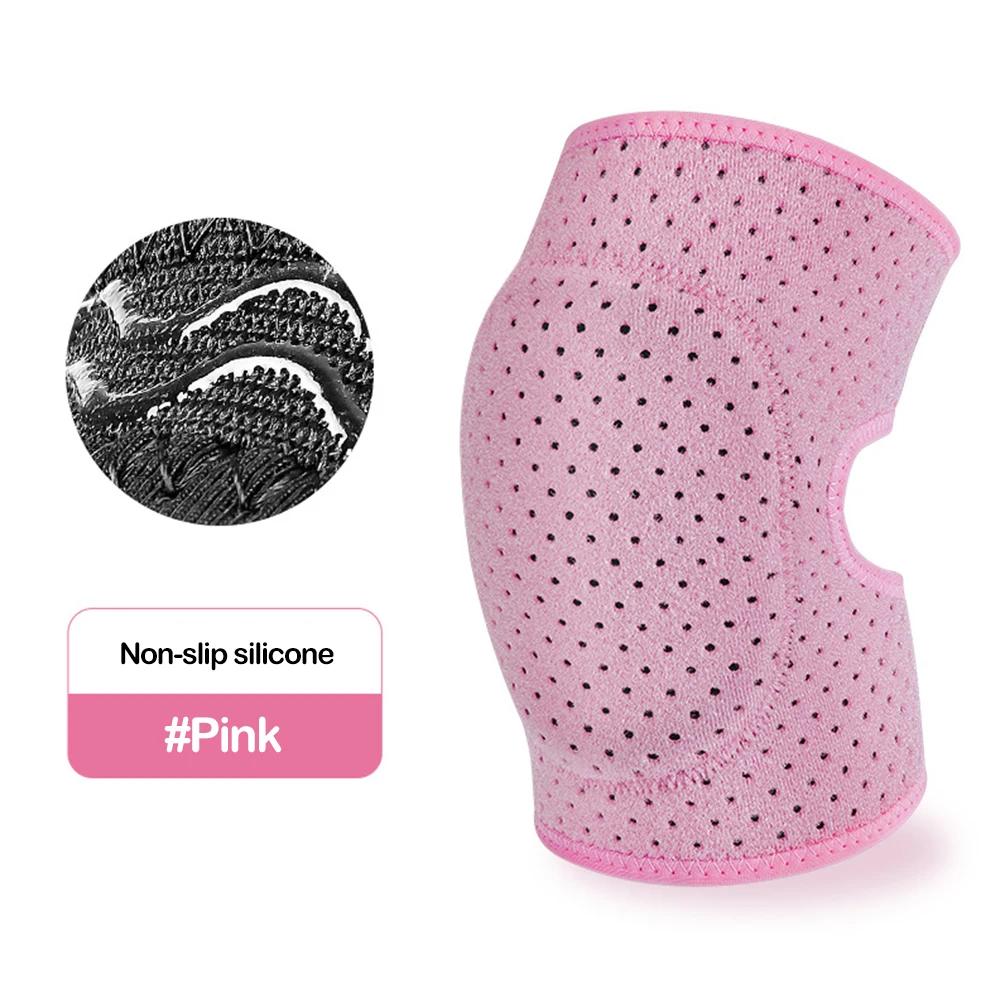 

1 пара для женщин и детей наколенники для танцев, йоги, тенниса, поддержка колена, спортивный тренажерный зал, наколенники, детские тренировки, мягкая губка, защита колена