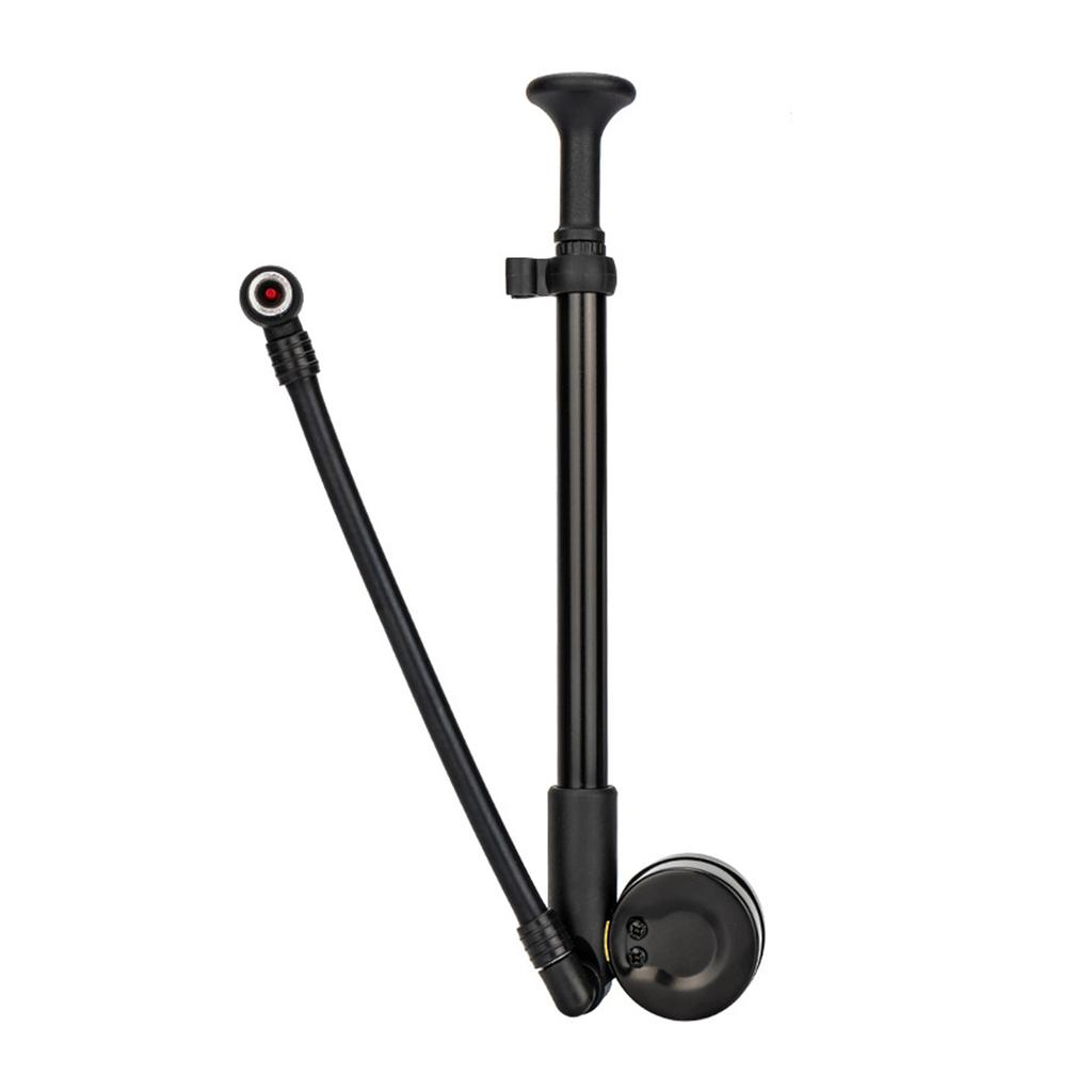 Portable Bicycles Shock Pumps High Pressure Front Fork Pumps with Gauge Bike Suspension Pumps Cycling Accessories