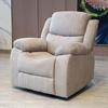 Manual Rocker Recliner Chair, High Back Glider with Deep Seat, Upholstered Fabric Armchair for Living Room & Nursery & Study & Bedroom