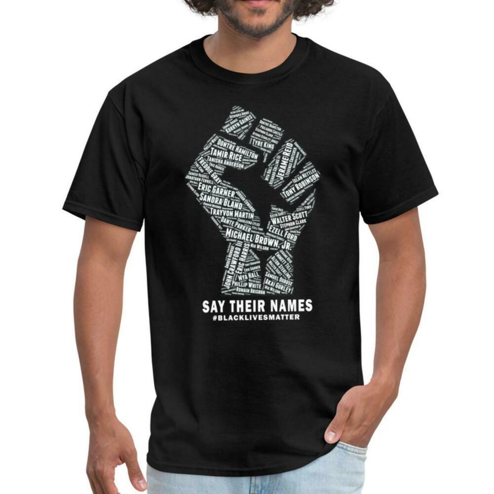 

Футболка унісекс Say Their Names Black Lives Matter Black History S