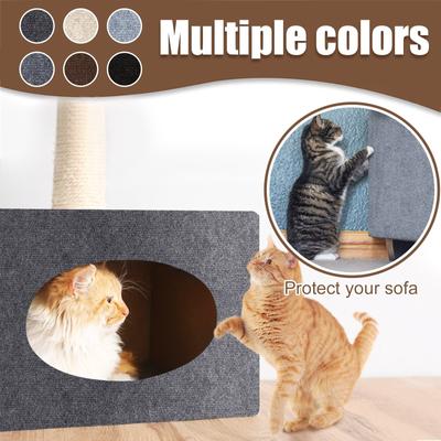 Self-Adhesive Cat Scratching Mat, Climbing Cat Scratcher, Cat Scratching Board,  Cat Wall Scratching Boards