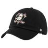 47 BRAND NHL Anaheim Ducks Cap, schwarze Herren-Cap