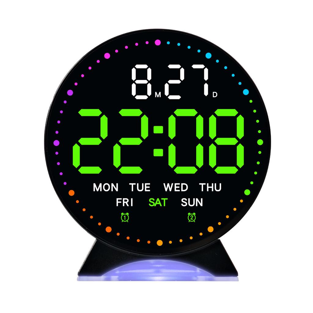 Modern Digital Led Alarm Clock With Night Light And Calendar For Bedroom Decor