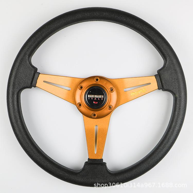 14-Inch Universal Racing Sportscar Steering Wheel - PU Material