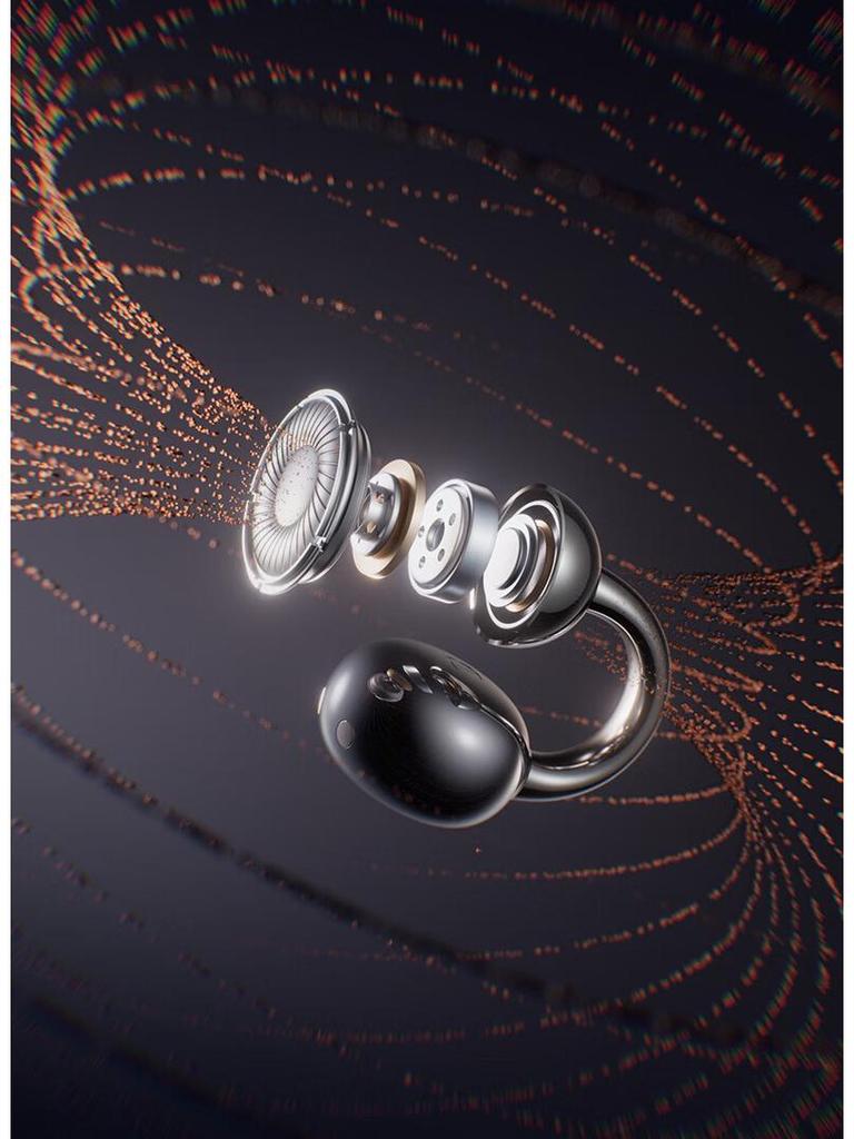 Sanag S7S Bluetooth Ear Clip Earphones with AI Translation and Air Conduction for 2025 Sports - Open, Not In-Ear Design