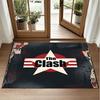 The Clash Design Crystal Velvet Rug Soft Decorative Mat for Bedroom Entrance