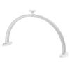28 Inch LED Nail Table Lamp with Phone Stand Rhinestone Decor Foldable Arch Half Moon Desk Light for Manicure Salon