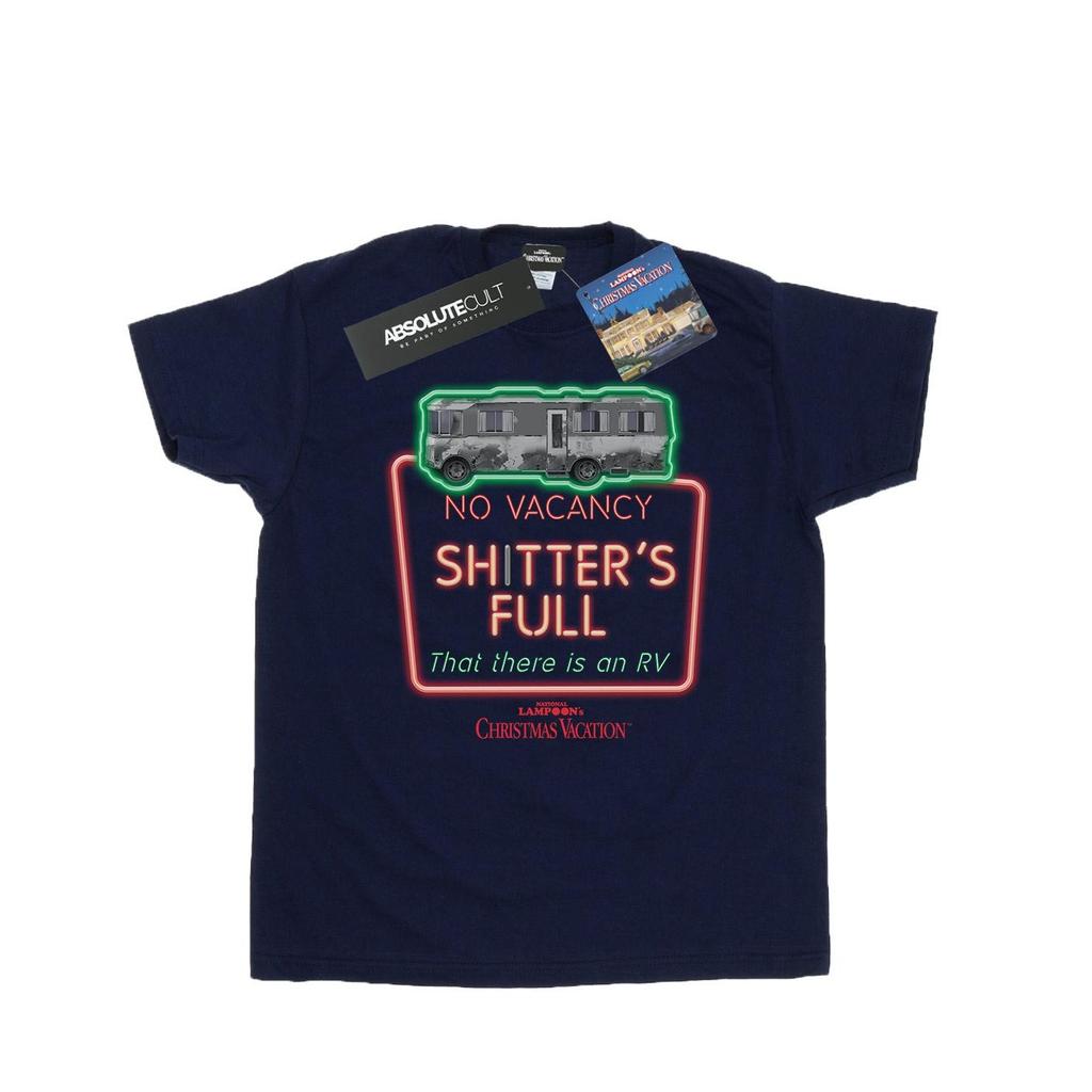 National Lampoon´s Christmas Vacation Mens Greyscale No Vacancy T-Shirt