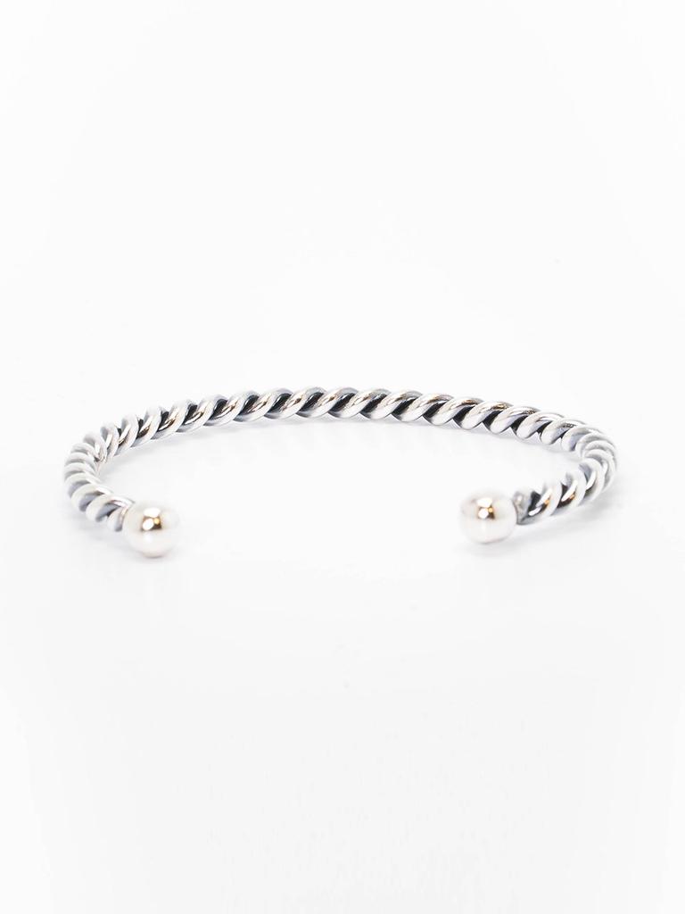 Harang Hr 11B_Silver Twist Bangle Bracelet