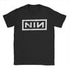 NIN Retro Logo Nine Inch Nails Pánské módní bavlněné tričko s kulatým výstřihem a krátkým rukávem, nápad na dárek, oblečení