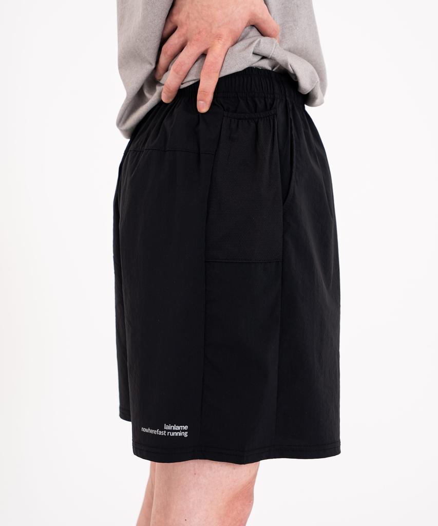 Leinleim Unisex Running Nylon Shorts Black