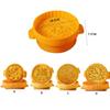 600g Large Moon Cake Mold Round Pastry Decoration Manual   Baking