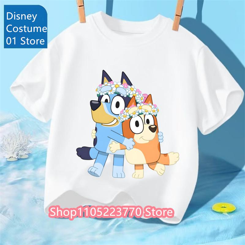 Cartoon Kids T-Shirt Short Sleeve Print Comfortable for Boys and Girls Daily Use