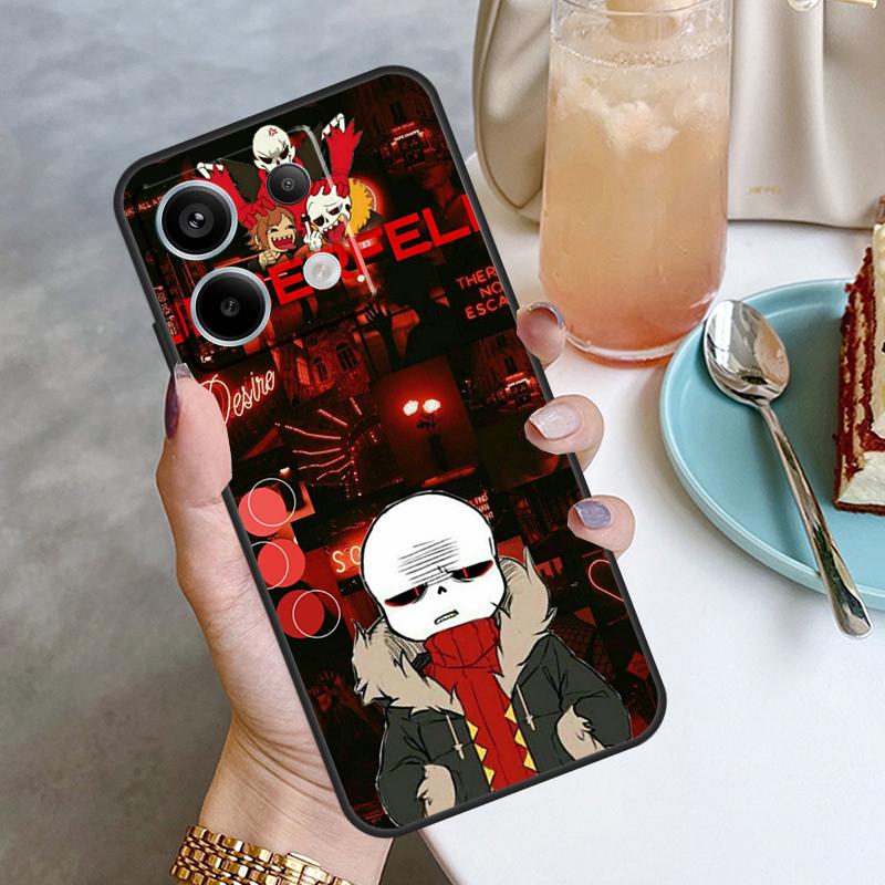 Game Undertale Sans Case For Xiaomi Redmi Note 13 8 9 10 11 12 Pro 12S 11S 10S 9S Redmi 13C 9C 10C 12C Cover