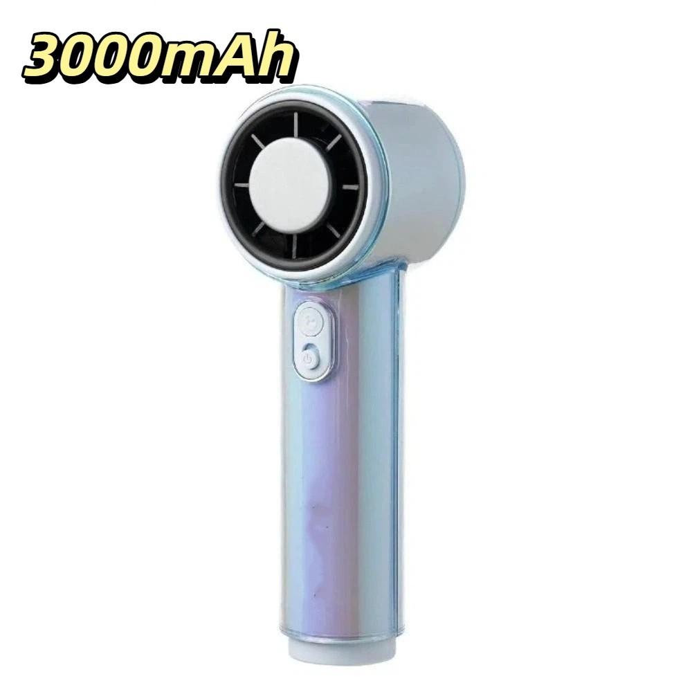 Fast Air Speed Portable Handheld Fan Smart Digital Display Digital Display Fan  Outdoor Use