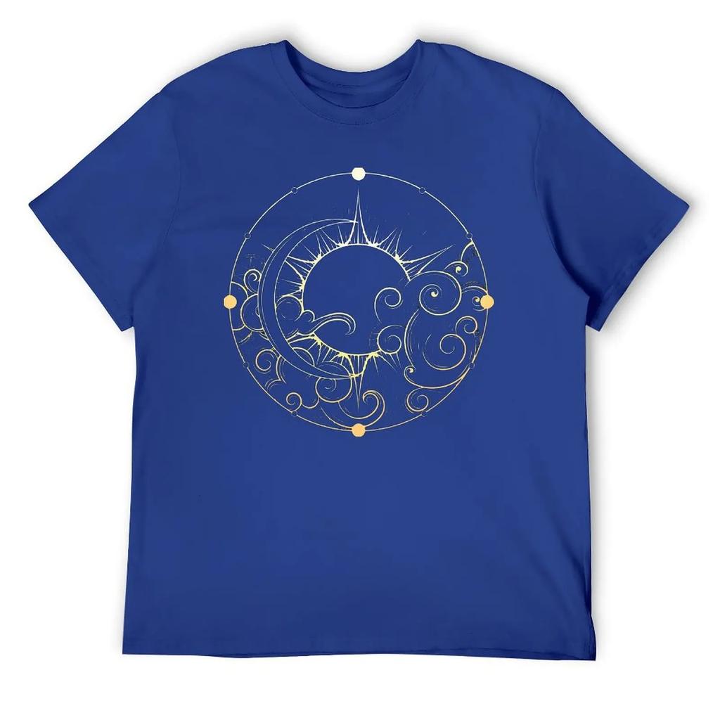 Fresh Sun And Moon For Sale T-shirt  Movement Tees Graphic Cool Humor Graphic Leisure Eur Size