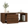Coffee Table Brown Oak Effect 100 X 50.5 X 35 Cm Engineered Wood