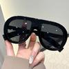 Óculos de Sol Aviador Oversized de Celebridade da Internet: Estilo Europeu/Americano, Personalidade Hip Hop, Sensação de Luxo Feminino