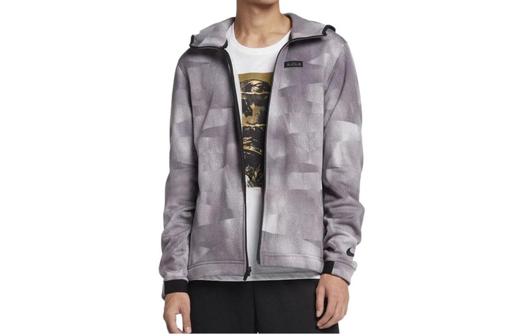 Nike Jackets Men's Gray Hooded Moderate Other AV5897-092