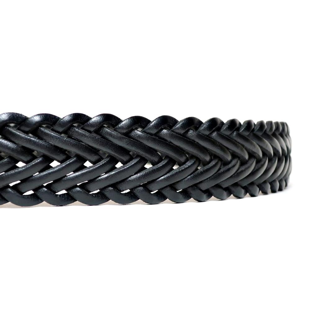 KIETH Stubborn Mesh Italian 105cm Fixed 30mm Made in Japan Mr. ST-02BK Belt, Leather, Black, Length, Width,