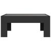 Infinity LED Coffee Table in Black 70 x 50 x 30 cm