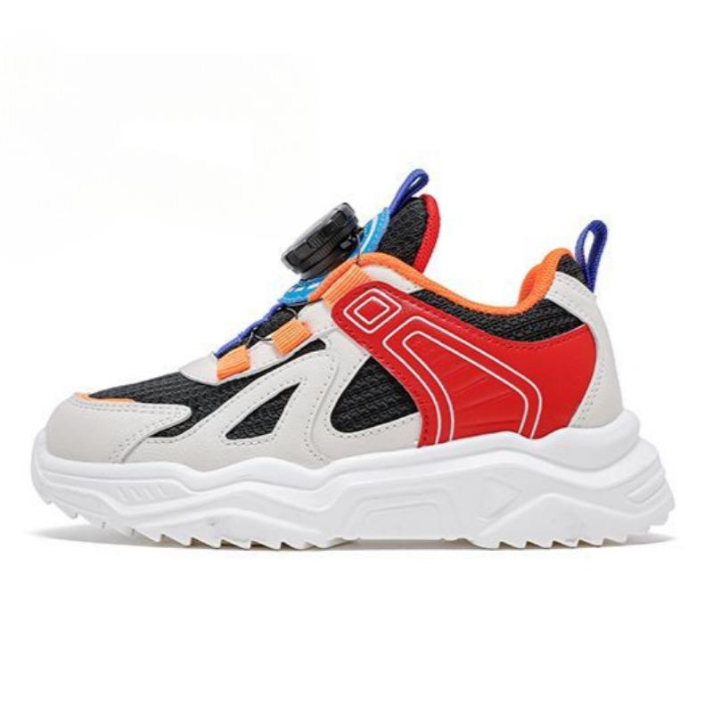 

Спортивная обувь WARRIOR весна-осень и зима Повседневная обувь с вращающейся пряжкой для девочек Мягкая подошва дышащие кроссовки для бега 27