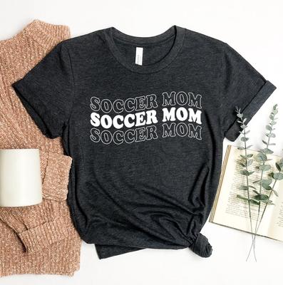 Soccer Mom T-shirt, Game Day Shirt, Soccer Gift, Football Shirt, Soccer Mom Gift, Soccer Lover Top, Soccer Coach Shirt, Mama Tee, Women Top