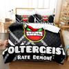 3D Game Geometry Dash Bedding Set Printed With Pillowcase Bed Duvet Cover Soft Queen King Size Bedclothes Home Boys Girls Adults