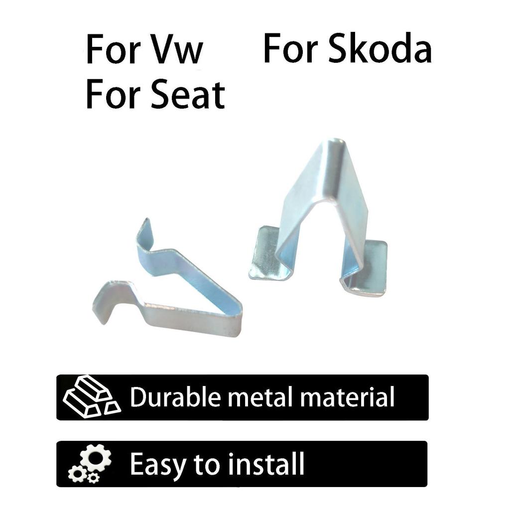 10X Tailgate Lining Boot Lid Trim Lining Metal Clips Compatible For Skoda Octavia Fabia Superb Roomster Yeti Citigo Karoq Kodiaq 4B0867276A