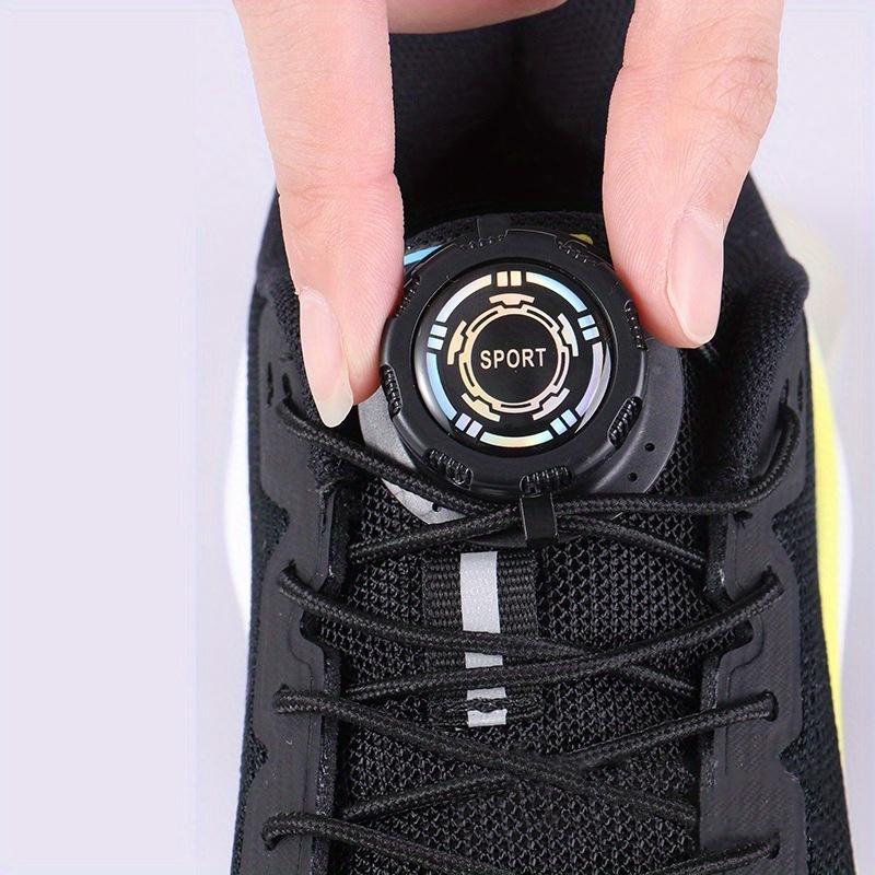 Rotating automatic lacing without knots, fashionable lacing, knob-type lacing, suitable for sports shoes and sneakers