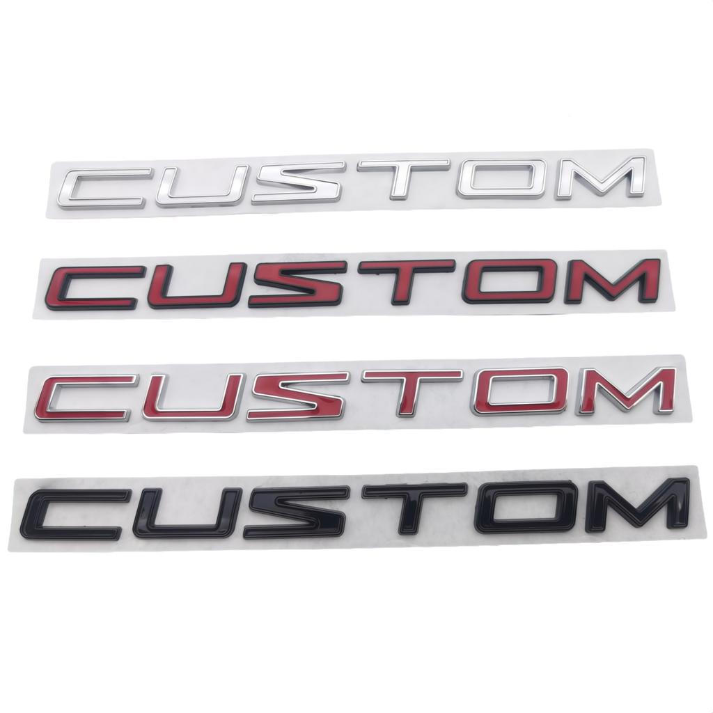 1Pc 3D Metal Letters Logo Car Rear Trunk Emblem Badge Sticker Decal for Car Styling Decoration Accessories