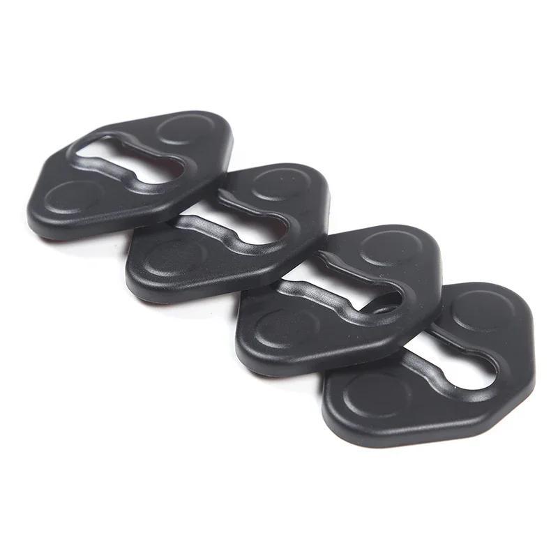 For Toyota Highlander -2025 ABS Black Car Door Lock Cover Protect Buckle Cover Car Accessories чёрный