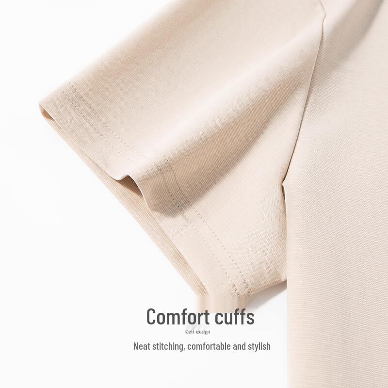 Hodo Men's Breathable Linen Tencel Polo Shirt