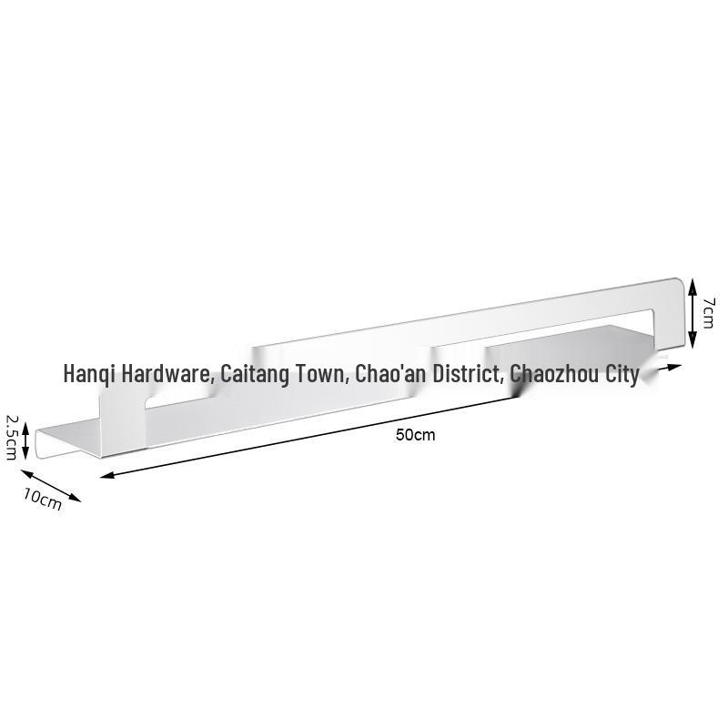 

304 Stainless Steel Storage Rack with Shelf & Towel Bar for Bathroom & Kitchen