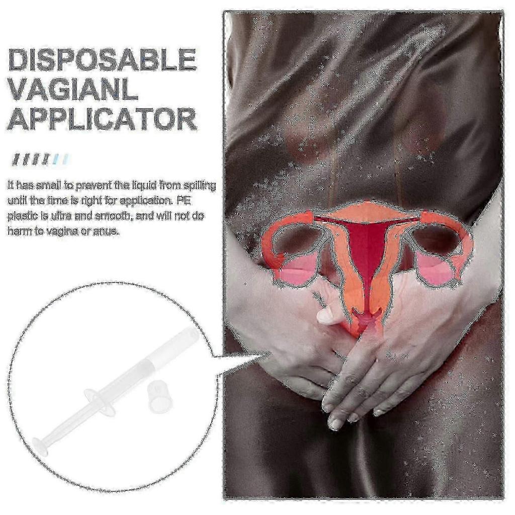 100pcs Disposable Vaginal Applicators Personal Lubricants Injector Health Care Sex Aid Tools