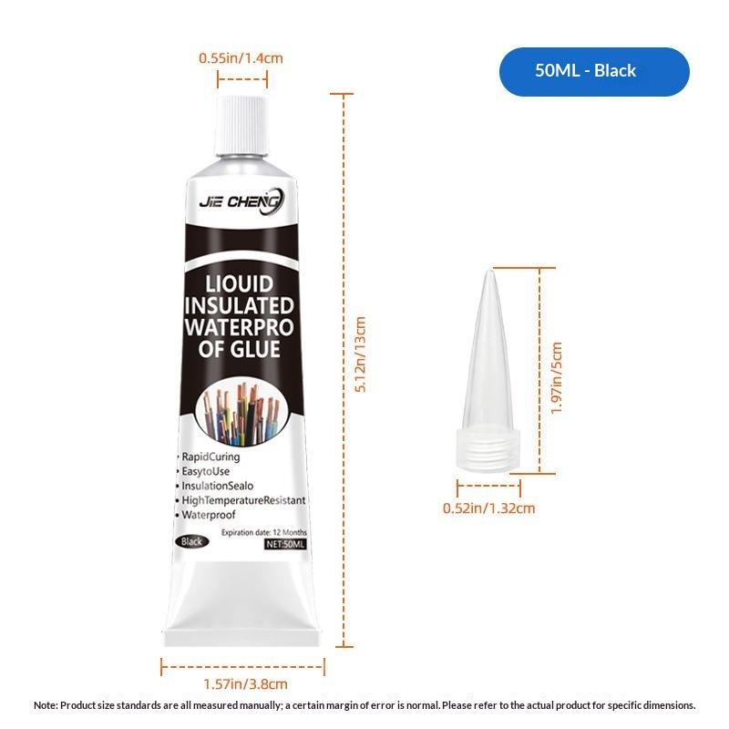High Temperature Resistant Insulated Waterproof Glue Fast Curing 30/50ml for Bathroom Kitchen Leak Repair