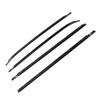 4pcs/set Black Car Door Window Glass Weatherstrip Trim For Hyundai I30 2008-2011 822102L000 Waterproof Pressure Sealing Strip