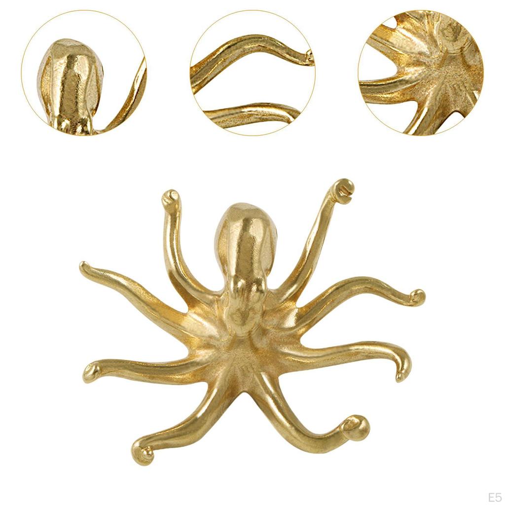 Brass Handle for Cabinet Knob Easy Installation Pull Furniture Nightstand Nursery Gate Hotel