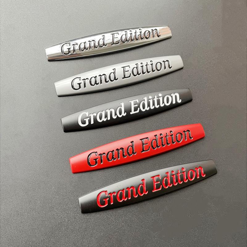 3D Metal Logo Grand Edition Emblem Car Fender Badge Grand Edition Sticker Accessories